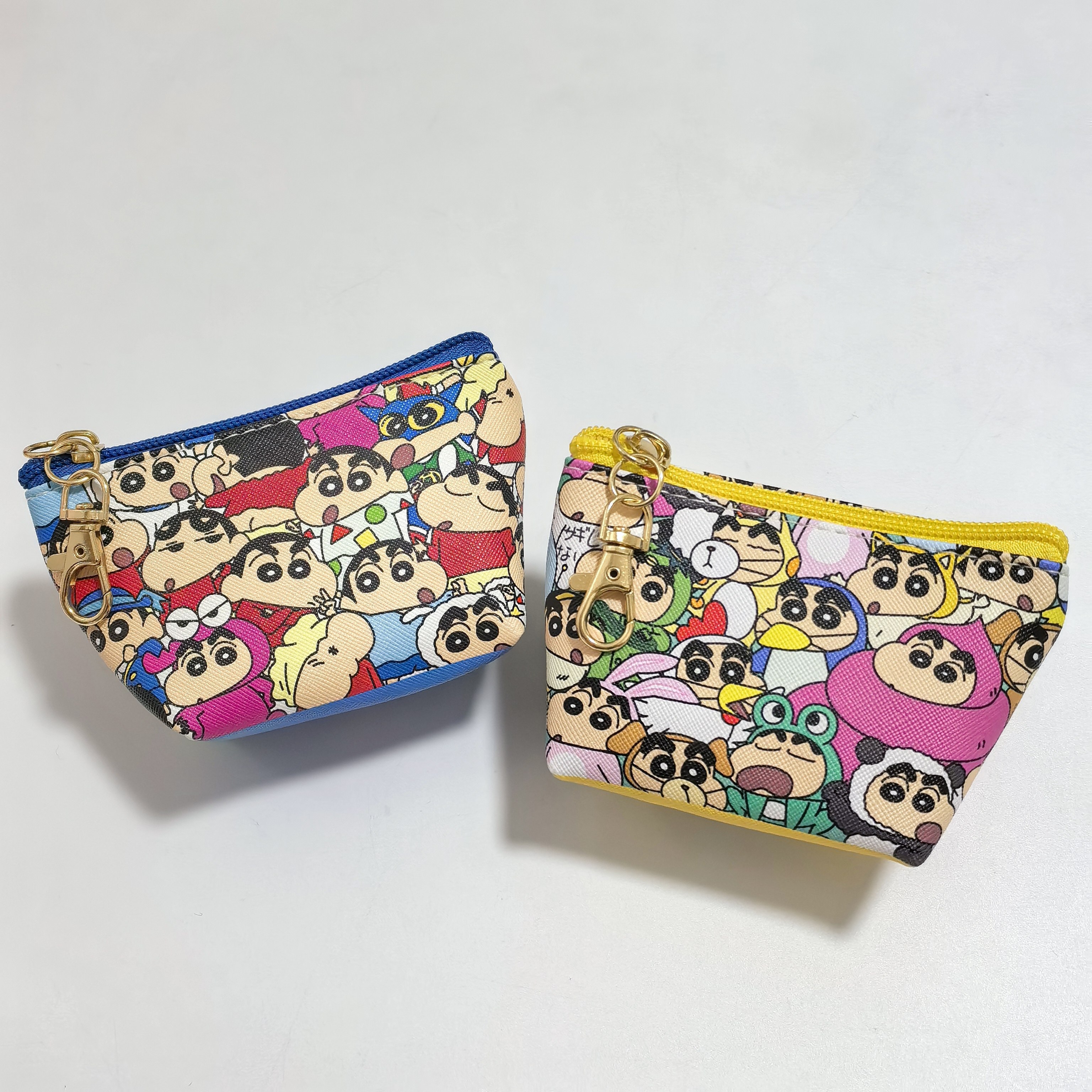 日单 可爱卡通蜡笔小新 创意零钱包 小物件收纳包 钥匙扣挂饰包,淘宝优惠券,粉丝福利购,淘宝优惠卷