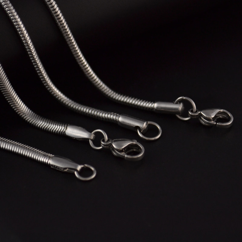 男士霸气潮锁骨吊坠粗长款钛钢项链 浪漫派对饰品项链