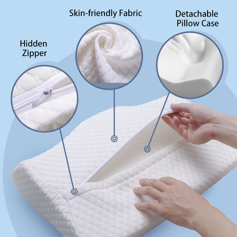 Memory Foam Pillow for Neck Pain Cervical Pillows 记忆棉枕头 - 图0