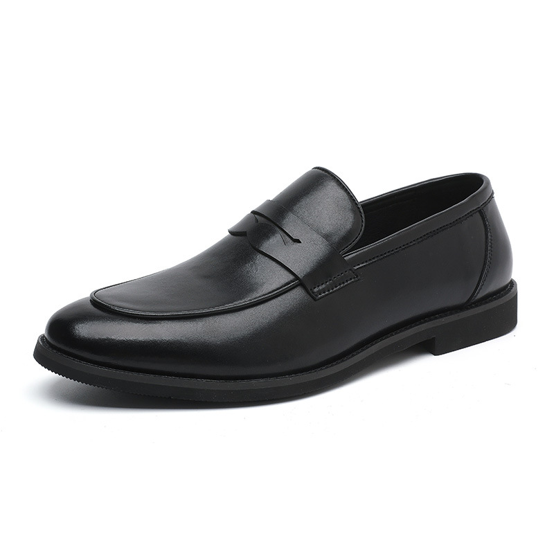 Slip-On Leather Shoe Men Casual Shoes Business Penny Loafers - 图3