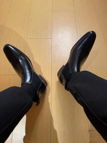 Leather Formal Chelsea Boots For Men Winter Warm Shoes 38-45 - 图1