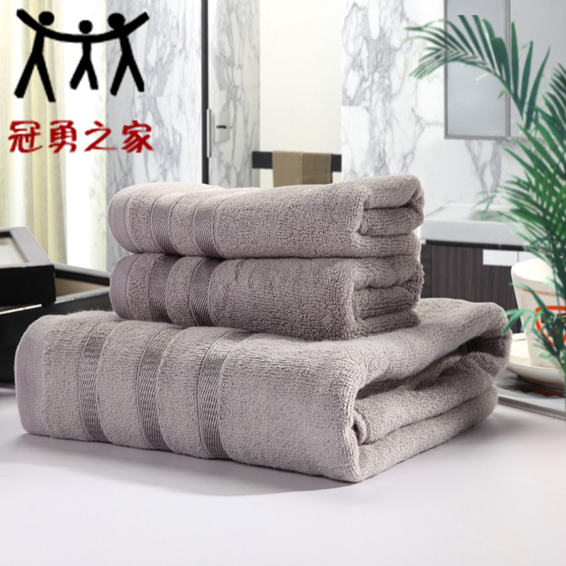 70*140 吸水速干浴巾三件套 beach bath towel set hotel towels - 图0