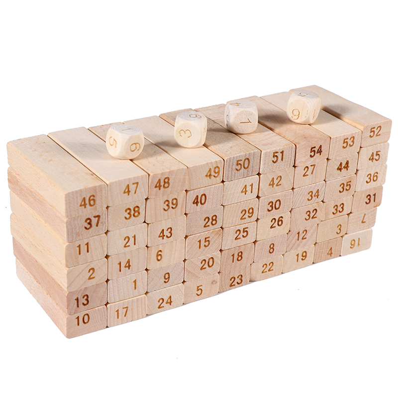 儿童益智叠叠乐平衡叠叠高抽积木层层叠堆木条抽抽乐木头桌游玩具-图2