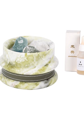 现代简约天然石材香薰摆件