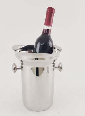 现代简约不锈钢冰桶摆设样板间售楼处高级不锈钢果盘调味瓶装饰品