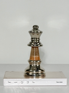 中古风复古风印度进口铝合金罗马柱摆件样板间售楼处高端少众摆件