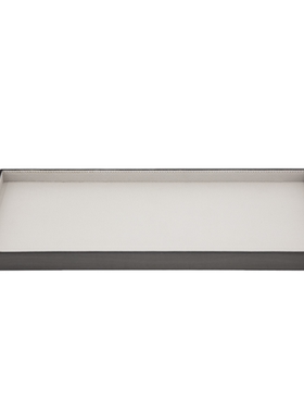 不锈钢+皮革现代简约客厅托盘