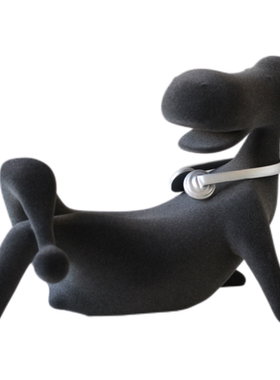 现代轻奢简约树脂植绒卡通小狗爱心熊星际熊创意装饰软装饰品摆件