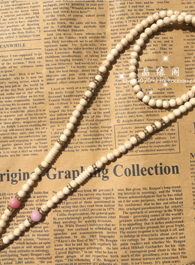 6mm8mm白松石链子泰国珐琅扣专业