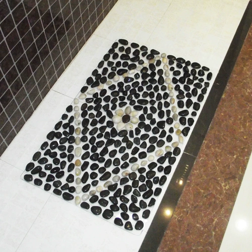 Натуральный массажер для ног, нескользящий коврик для ванной