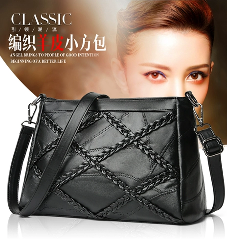 Сумка через плечо, универсальная трендовая модная сумка на одно плечо, популярно в интернете, из натуральной кожи