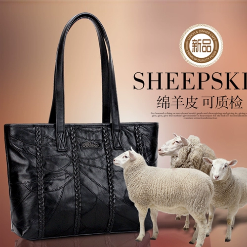 Плетеная модная вместительная и большая сумка на одно плечо, из натуральной кожи, в корейском стиле