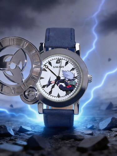 现货正品火影忍者疾风传忍之羁绊手表盲盒宇智波鼬佐助鸣人礼物 - 图0