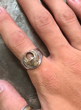 HorizonBlue925银纹章戒指