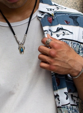 HorizonBlue男女金银手工戒指