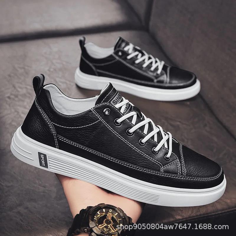 White Shoes  Men Fashion Sneakers  Shoes  Men Shoes  Sneaker - 图1