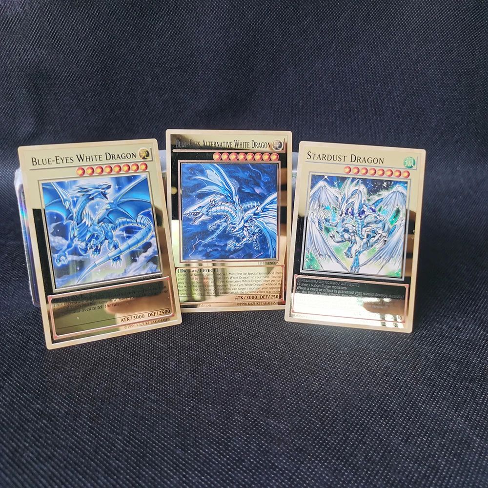 Yugioh Golden Metal Cards Yu-Gi-Oh Alloy Collection Card Blu - 图1