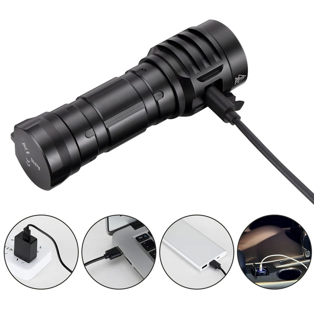 Sofirn IF25A BLF Anduril Powerful 4000lm Flashlight USB C Re-图1