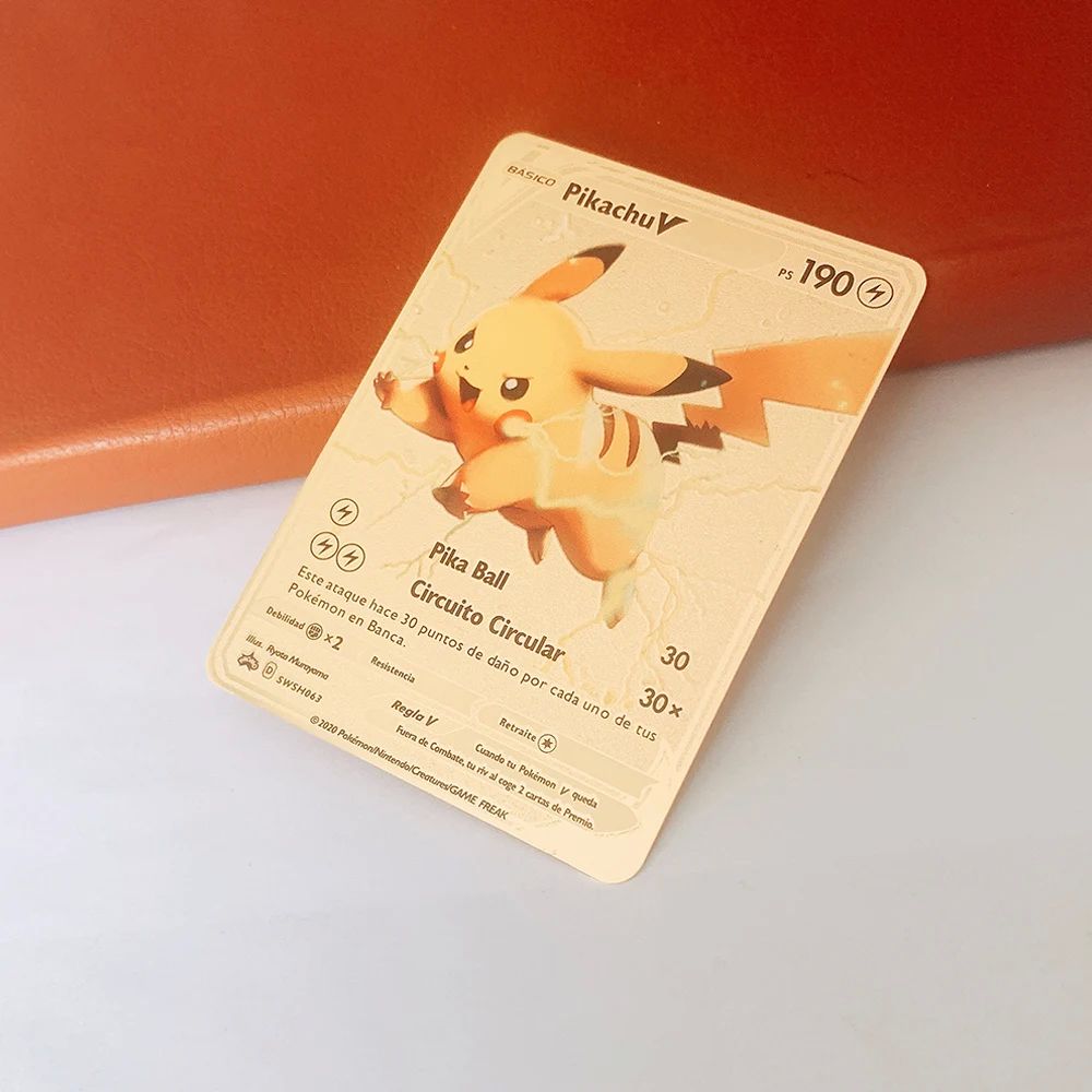 Cartas Pokemon Espa?ol Spanish Pokemon Metal Cards Vmax Char - 图3