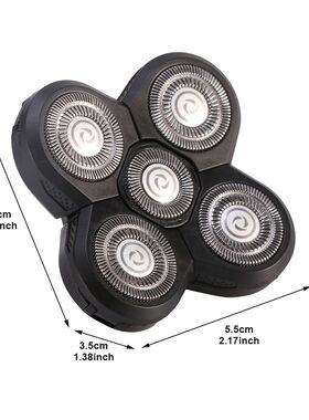 Men 5 Blade Razor Replacement Shaving Heads for Alternate Fl
