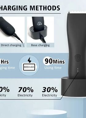 Men's Electric Groin Hair Trimmer Pubic Hair Trimmer Body Gr