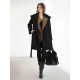 Long termism fake two piece layered design coat