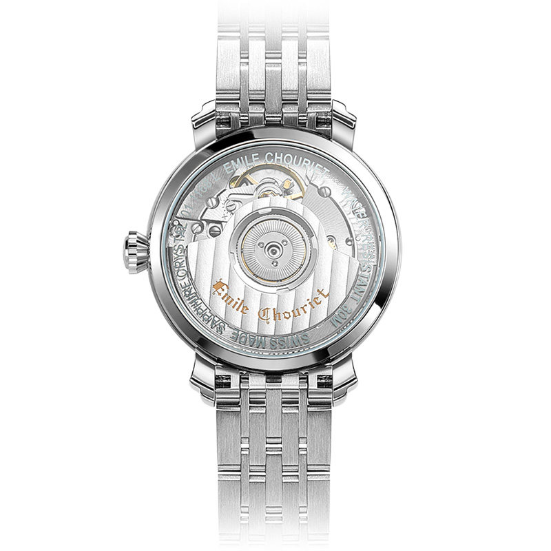 瑞士腕表艾米龙官方正品莱蒙系列贝母镶钻时尚自动机械女士手表 瑞士腕表艾米龙官方正品莱蒙系列贝母镶钻时尚自动机械女士手表