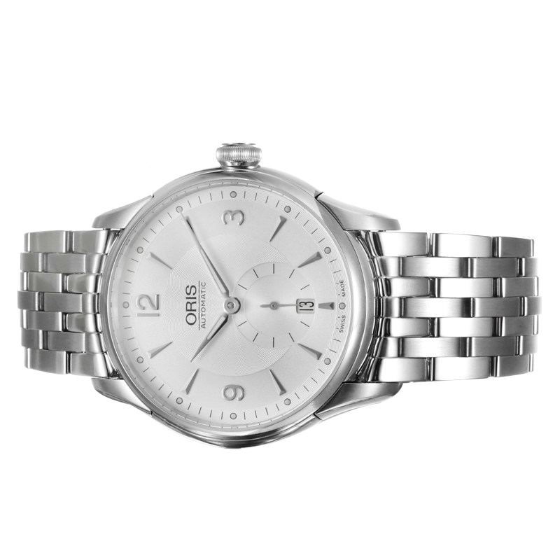 豪利时ORIS瑞士腕表经典文化系列白色机械男表62375824071m