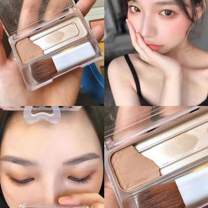 现货01日本Cezanne倩丽高光粉修容阴影哑光修颜侧影立体小V脸打亮