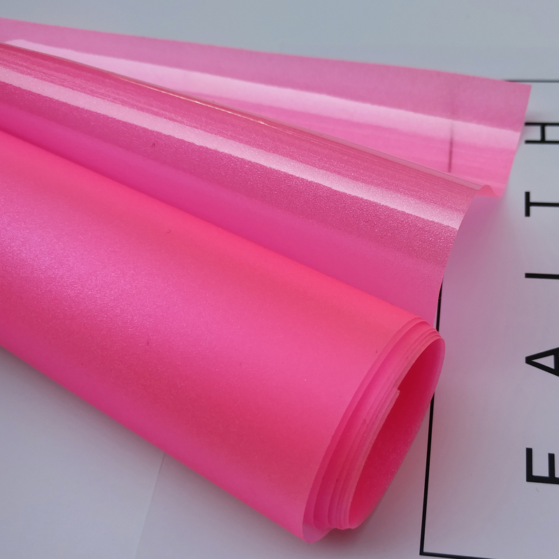 粉色磨砂玻璃贴膜彩色窗户贴纸透光不透明卫生间隔断装饰防晒遮光 - 图0