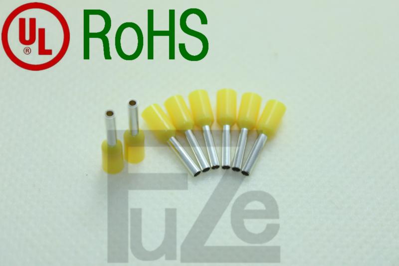 管型端子CE010008针型端子1平方黄色UL RoHS100只/包-图0