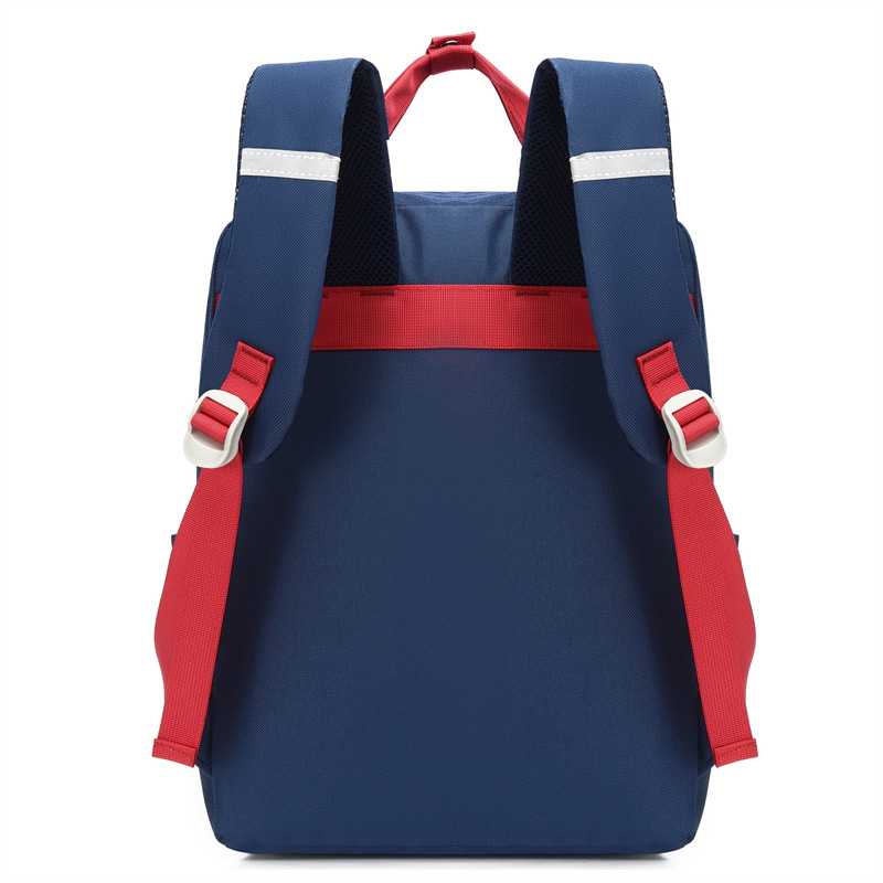 时尚撞色小学生书包1-3年级轻便大容量儿童双肩包可定 制logo - 图2