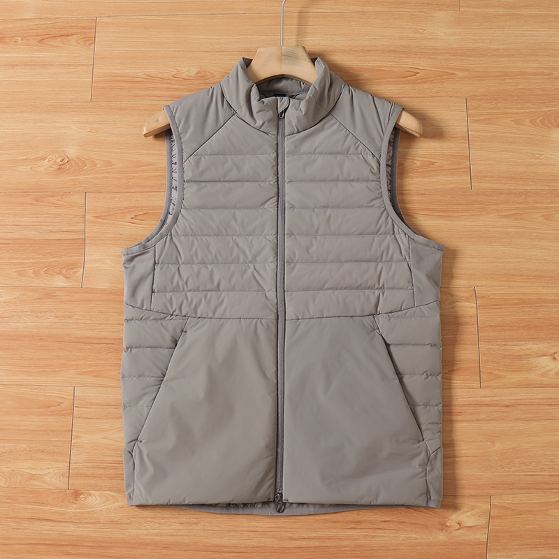 lulu平替！防泼水男士秋冬季户外机能情侣款防风保暖立领羽绒马甲 - 图3