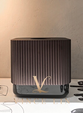 新品Decor Walther独家OF.LINE系列纸巾盒浴室客厅茶几床头柜摆件