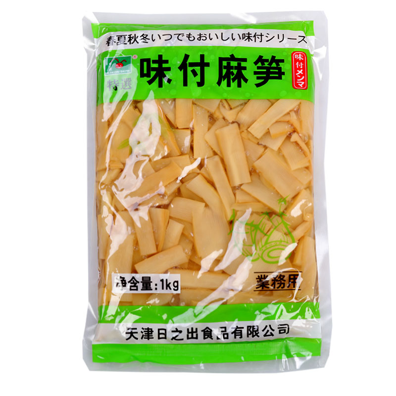 味付麻笋1kg 味千拉面味付笋丝  日式拉面原料 即食拉面调味笋片 - 图3