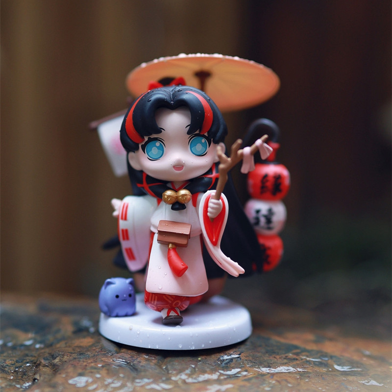 正品阴阳师泡泡玛特联名盲盒阿修罗帝释天晴明手办玩偶礼物模型潮,淘宝优惠券,粉丝福利购,淘宝优惠卷