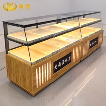 Chinese Style Pastry Cabinet Refreshments Freezers FREEZER BREAD CABINET CAKE EXHIBITION CABINET BAKING COMMERCIAL DISPLAY CABINET GLASS COUNTER