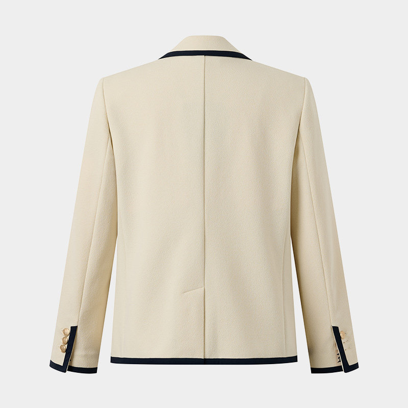 Hazzys哈吉斯九分袖单西女士英伦风简约潮流时尚通勤春夏西服外套,淘宝优惠券,粉丝福利购,淘宝优惠卷