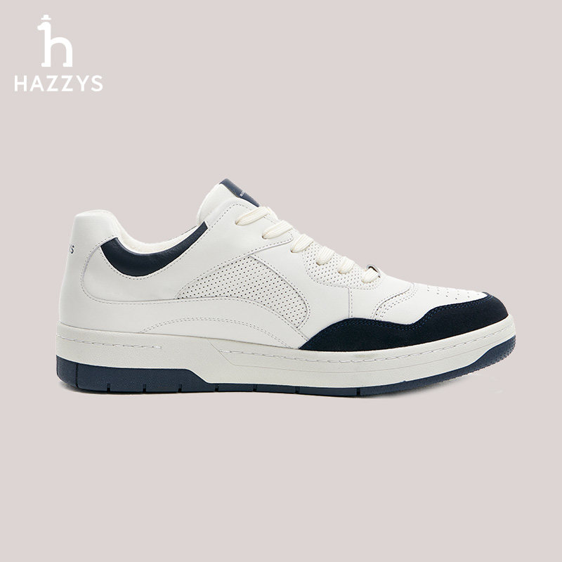 Hazzys哈吉斯秋季男士休闲鞋复古运动板鞋潮流时尚厚底鞋子,淘宝优惠券,粉丝福利购,淘宝优惠卷