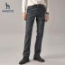 Hazzys quần âu nam kinh doanh quần thẳng Haggis quần mới mùa đông nam thời trang Hàn Quốc - Quần