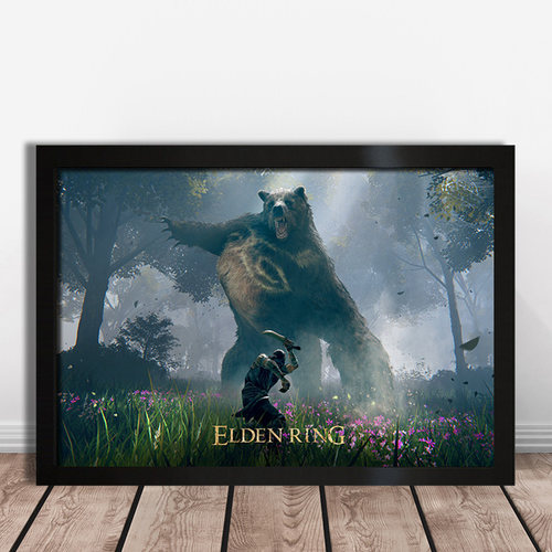 艾尔登法环海报相框装饰挂画老头环游戏墙贴图Elden Ring周边壁纸 - 图3