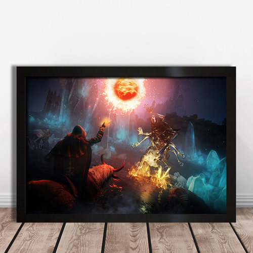 艾尔登法环海报相框装饰挂画老头环游戏墙贴图Elden Ring周边壁纸 - 图1