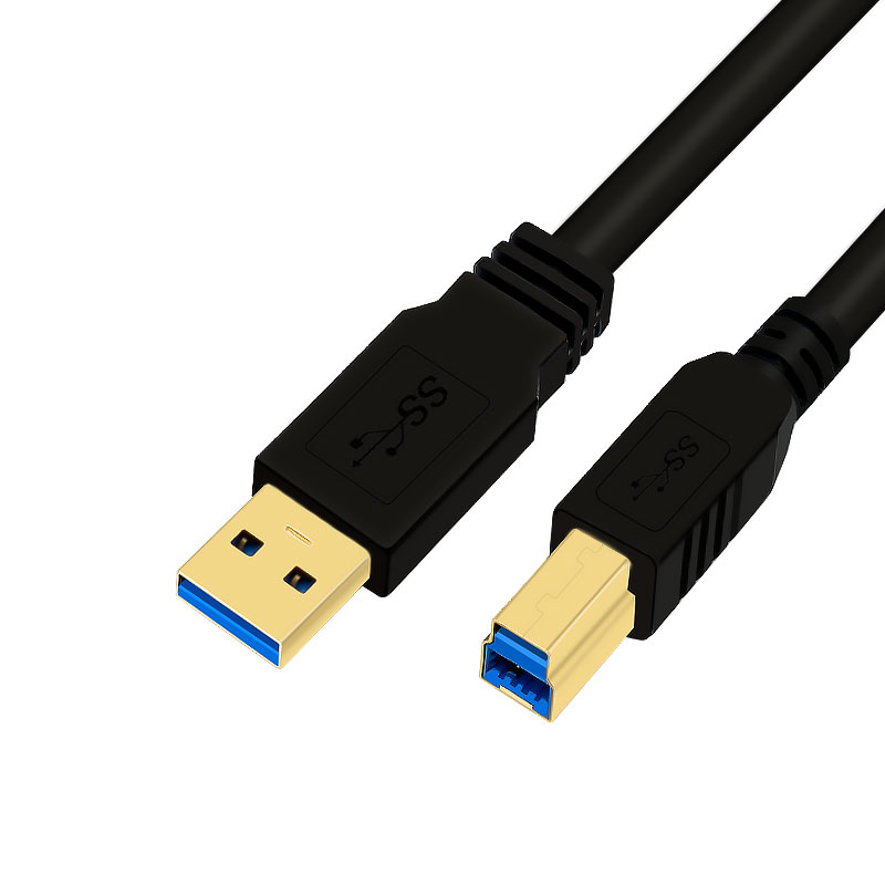 高速typeB打印线方口高清摄像头连采集卡移动硬盘盒USB3.0数据线 - 图3