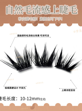 梦朵公主黑梗上睫毛自然浓密