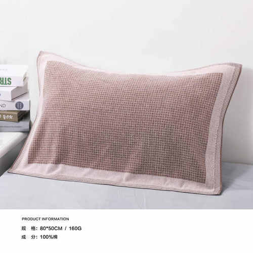 金号纯棉枕巾柔软亲肤深色耐脏单人大枕巾02KA0332一等品 - 图0