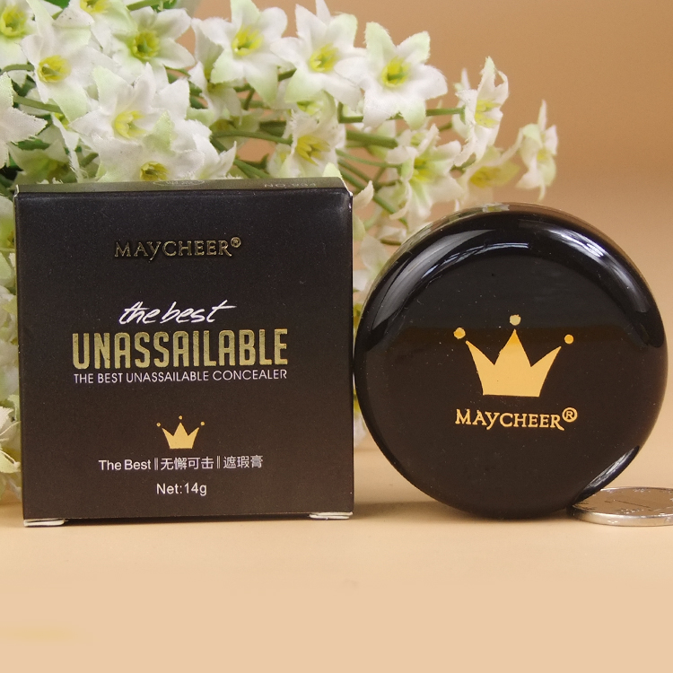 MAYCHEER美茜儿无懈可击脸部遮瑕膏斑点痘印眼部黑眼圈粉底修容膏