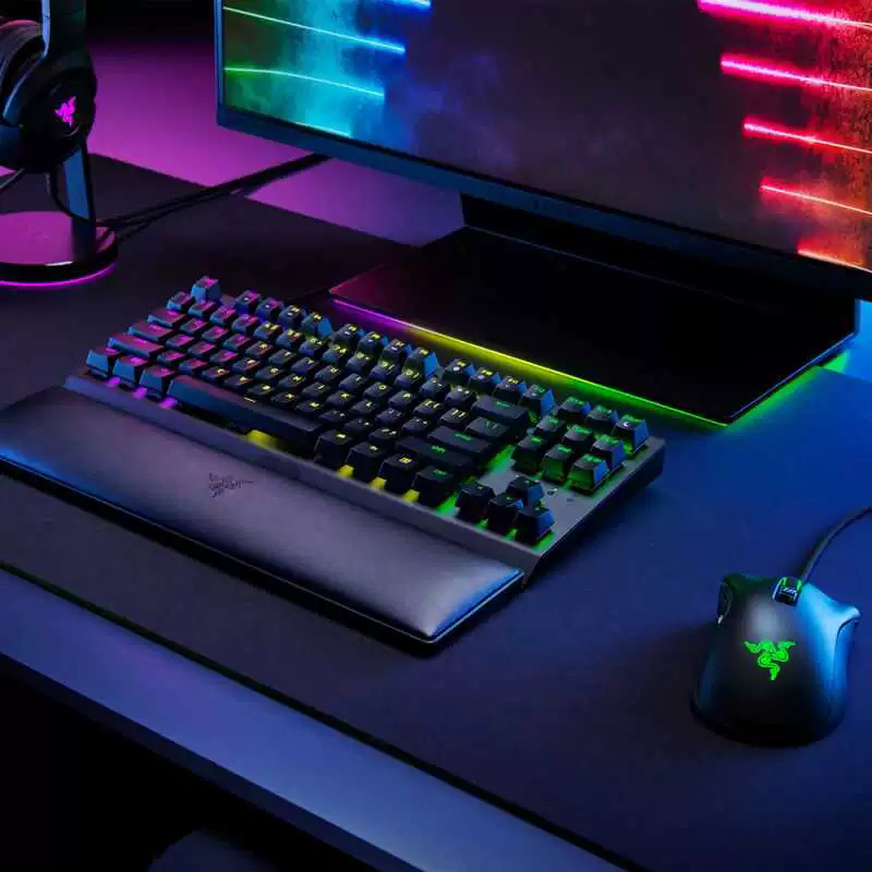 Razer雷蛇人体工学键盘腕托68键87键104键游戏护腕垫鼠标手枕掌托 - 图3