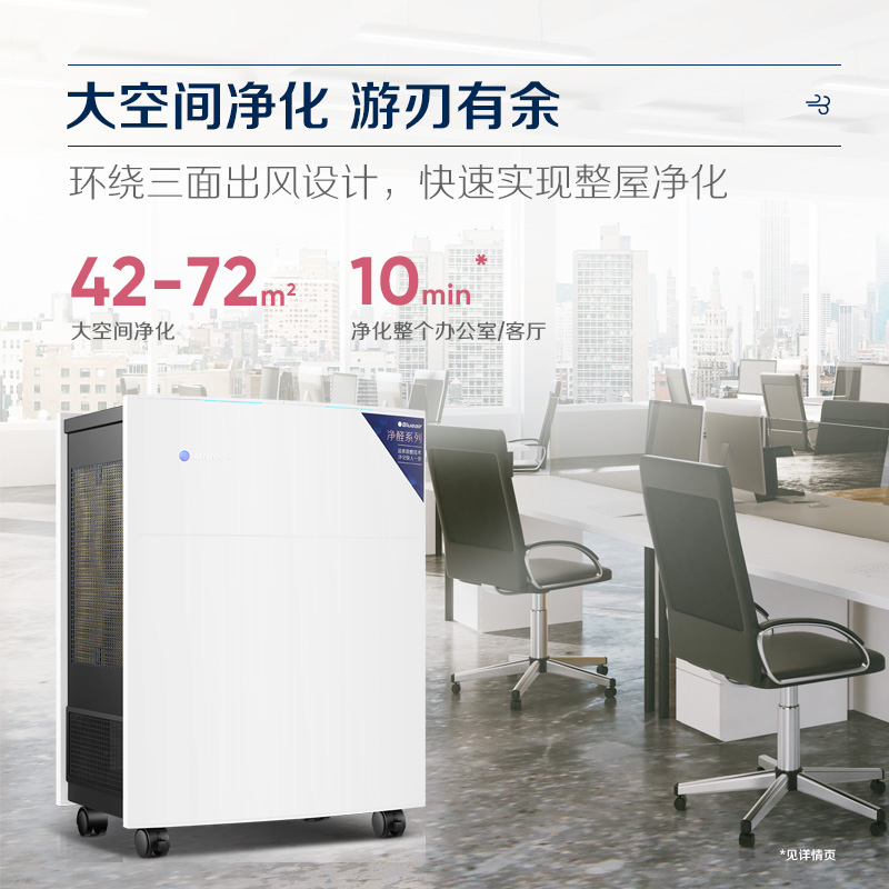 Blueair/布鲁雅尔空气净化器家用除甲醛吸二手烟异味净化机570EF - 图1