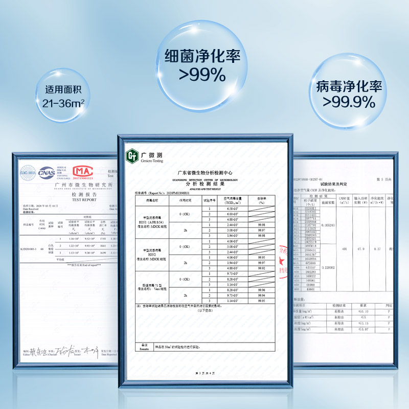 Blueair桌面空净风扇空气净化器家用循环风扇小型静音风扇PureFan - 图1