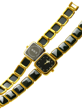 机芯终身质保时尚方块设计带证书